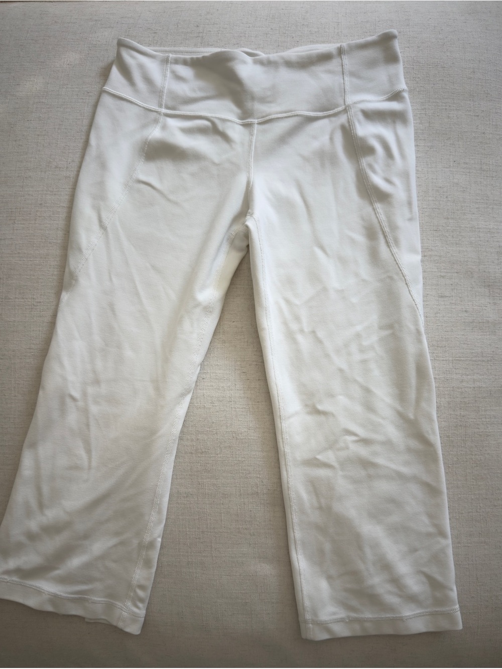 lululemon athletica White Cropped High-Rise Leggings